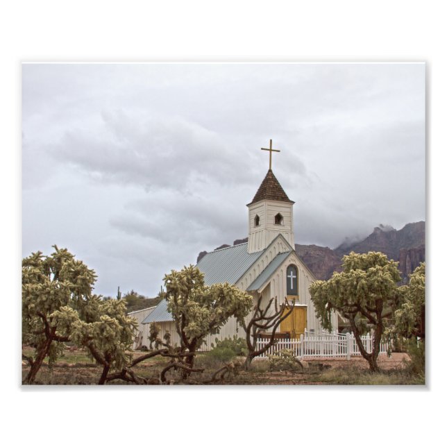 Elvis church at the Superstition mountains. Photo Print (Front)