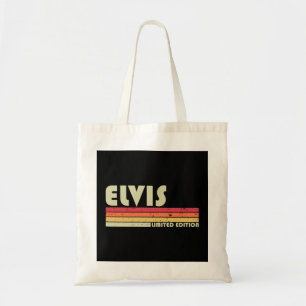 ELVIS Gift Name Personalised Funny Retro Vintage B Tote Bag