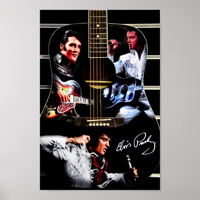 Elvis Presley On Tour The Exhibition London Poster (Front)