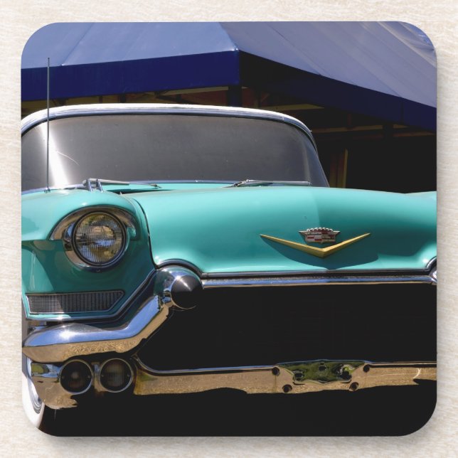 Elvis Presley's Green Cadillac Convertible in Coaster (Front)