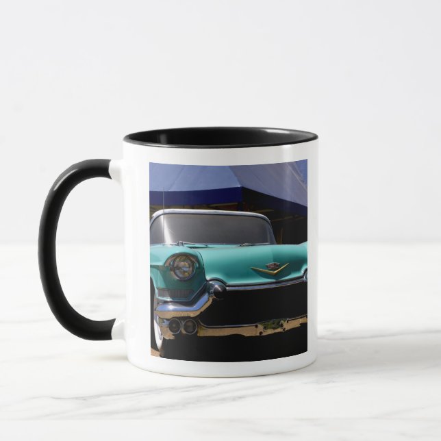 Elvis Presley's Green Cadillac Convertible in Mug (Left)