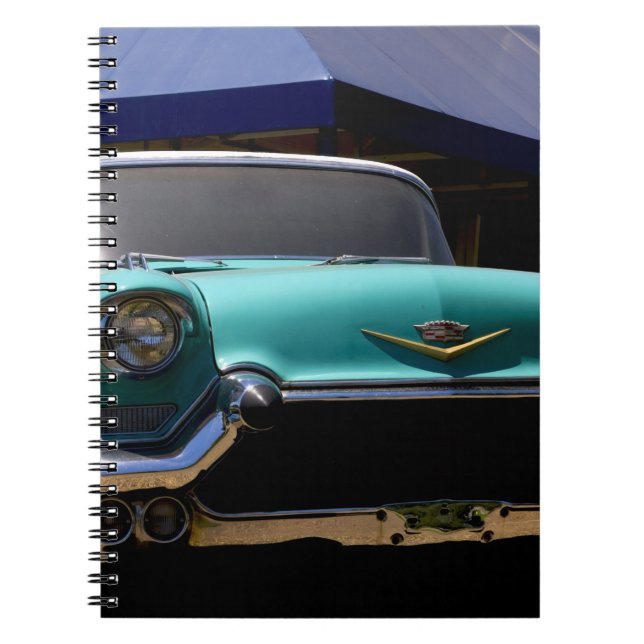Elvis Presley's Green Cadillac Convertible in Notebook (Front)
