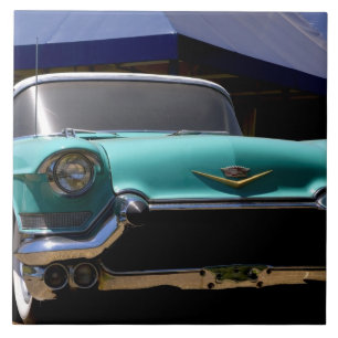 Elvis Presley's Green Cadillac Convertible in Tile