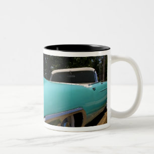 Elvis Presley's Green Cadillac Convertible in Two-Tone Coffee Mug