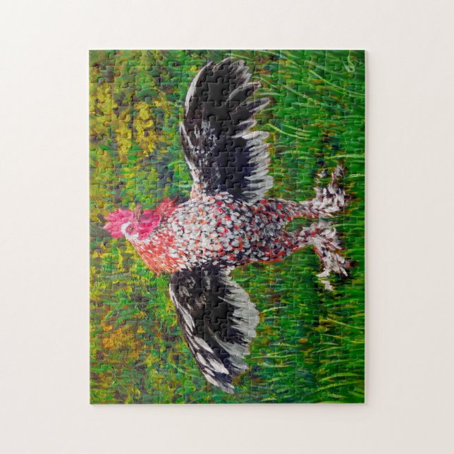 Elvis the Chicken Puzzle 11" x 14" (Vertical)