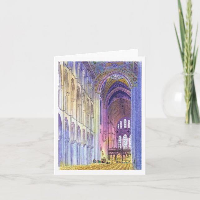 Ely Cathedral, England Card (Front)