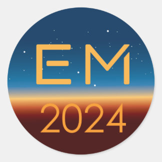 EM2024 round sticker