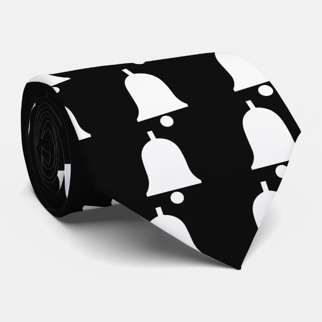 Email Bells Pictogram Tie (Rolled)