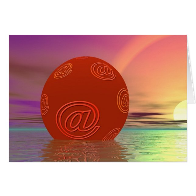 Email Globe (Front Horizontal)