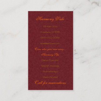 Emanations Abstract Art Business Card