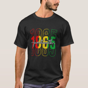 Emancipation Day Is Great With 1865 Juneteenth Fla T-Shirt