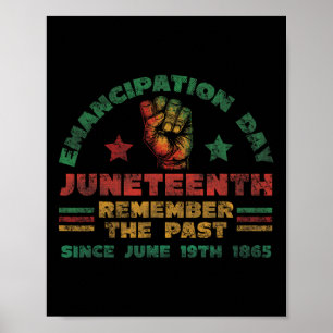 Emancipation Day - Juneteenth Remember The Past -  Poster