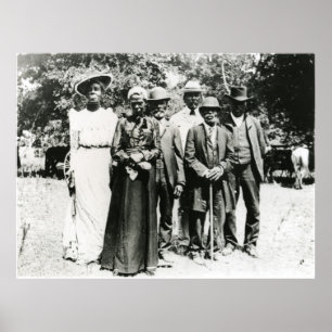 Emancipation of Slaves or Juneteenth Day 6/19  Poster