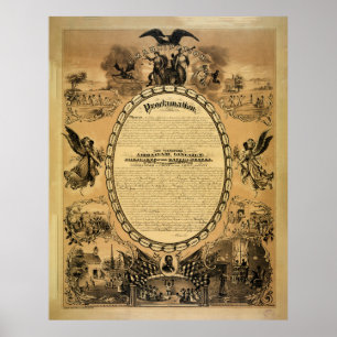 Emancipation Proclamation (Published 1886) Poster