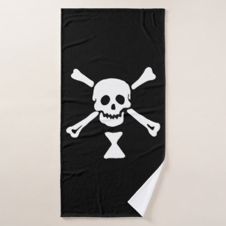 Emanuel Wynne Pirate Flag Jolly Roger Bath Towel