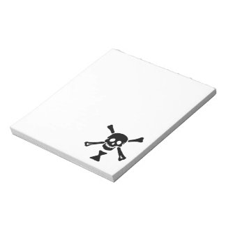 Emanuel Wynne Pirate Flag Jolly Roger Notepad