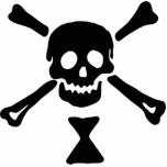 Emanuel Wynne Pirate Flag Jolly Roger Photo Sculpture Badge<br><div class="desc">Pirate Flag of Emanuel Wynne. Black pirate flag with skull and crossed bones,  a classical Jolly Roger pirate flag design. Great gift for pirate,  gift for pirate fan,  awesome Halloween costume,  great gift for birthday and a cool idea for a Pirate theme party.</div>