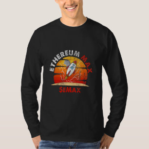 Emax Ethereummax Crypto Token Cryptocurrency Block T-Shirt