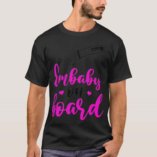 Embaby On Board IVF Transfer Day Embabies Embryo  T-Shirt (Front)