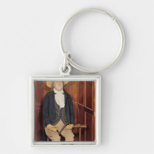 Embalmed body of Jeremy Bentham Key Ring