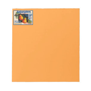 Embarcadero Fancy Santa Clara Pears Notepad