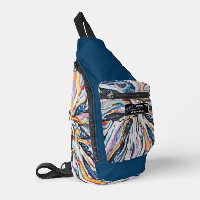 EMBARK - Blue Sling Bag (Left Corner)