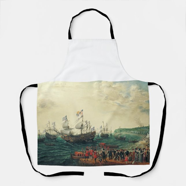 Embarkation at Margate of the Elector Palatine  Apron (Front)