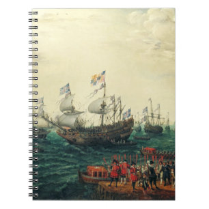 Embarkation at Margate of the Elector Palatine Notebook