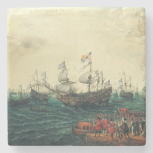 Embarkation at Margate of the Elector Palatine Stone Coaster