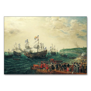 Embarkation at Margate of the Elector Palatine  Table Number