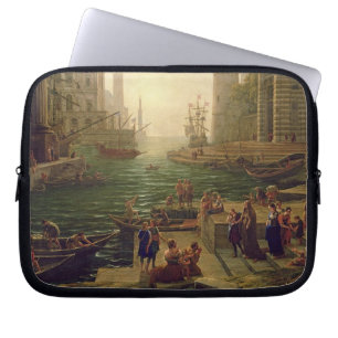 Embarkation of St. Paula Romana at Ostia, 1637-39 Laptop Sleeve