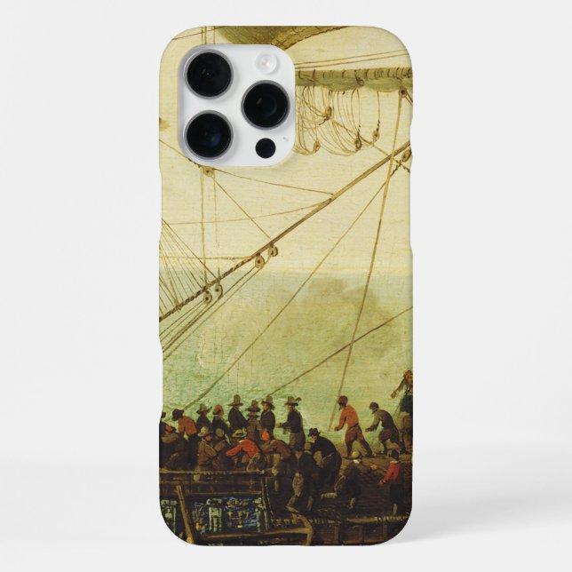 Embarkation of the Elector Palatine  iPhone Case (Back)