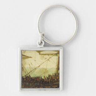 Embarkation of the Elector Palatine  Key Ring