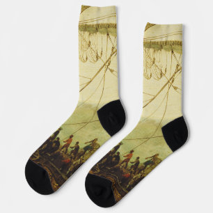 Embarkation of the Elector Palatine  Socks