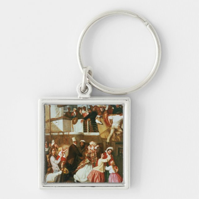 Embarkation Scene Key Ring (Front)