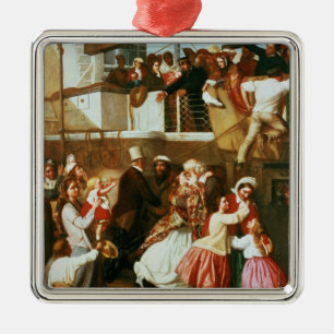 Embarkation Scene Metal Tree Decoration