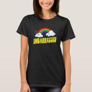 Embarrassed Cute Sarcastic Retro Vintage 80's Rai T-Shirt
