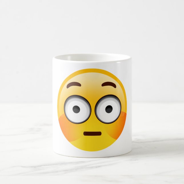 Embarrassed Emoji mug (Center)