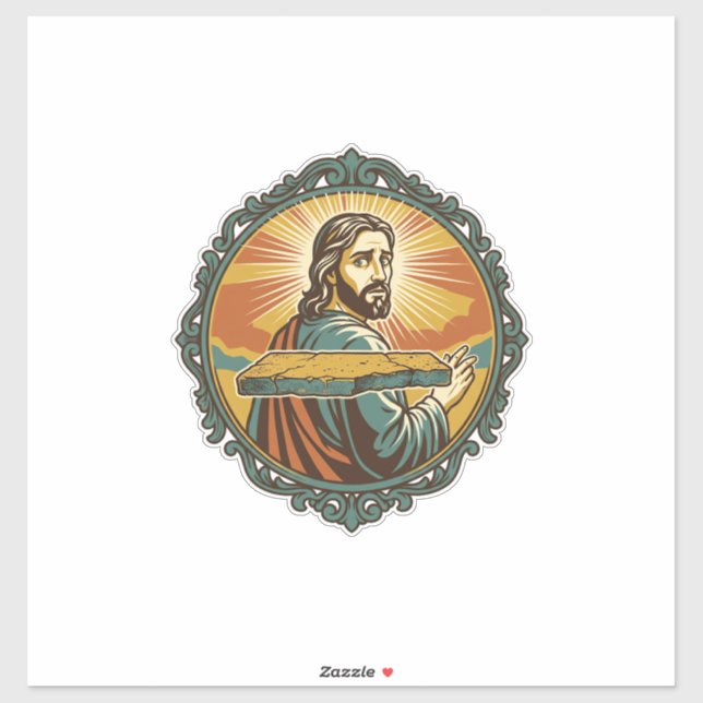Embarrassed Jesus Tripping Flat Surface Public Clu (Sheet)
