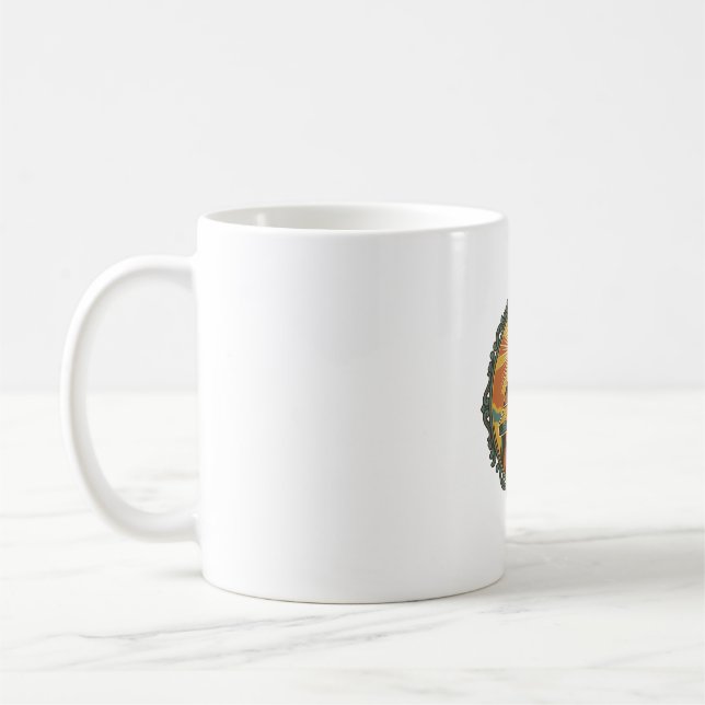 Embarrassed Jesus Tripping Flat Surface Public Clu Coffee Mug (Left)