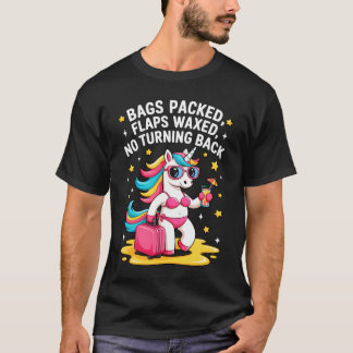 Embarrassing Funny Unicorn Vacation Travel Adult H T-Shirt