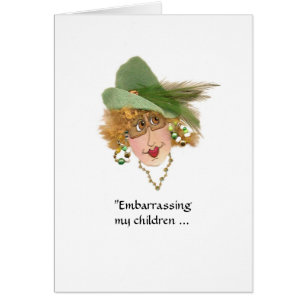 Embarrassing My Children Whimsical Lady