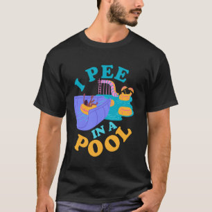 Embarrassing Pee Pools Funny Vacation Beach Lover T-Shirt
