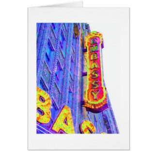 Embassy Theatre sign, Fort Wayne, Indiana