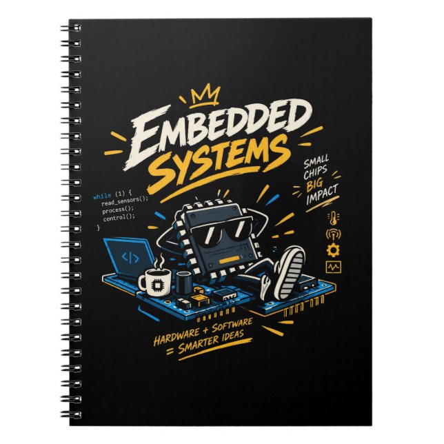 Embedded Systems Hardware & Software Engineer Note Notebook (Front)