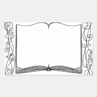 Embellished Book Sticker Bookplate