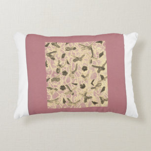 Embellished Floating Bows Decorative Cushion