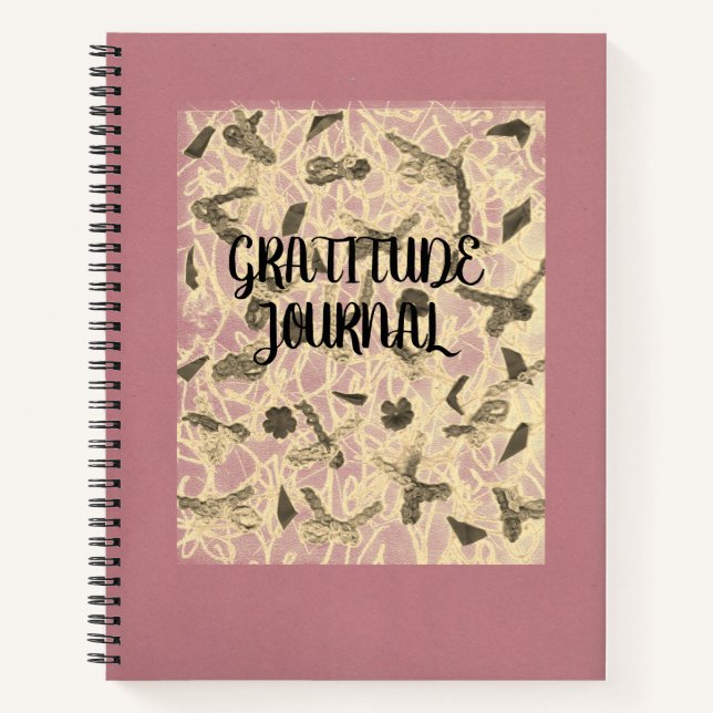 Embellished Floating Bows Gratitude Journal (Front)