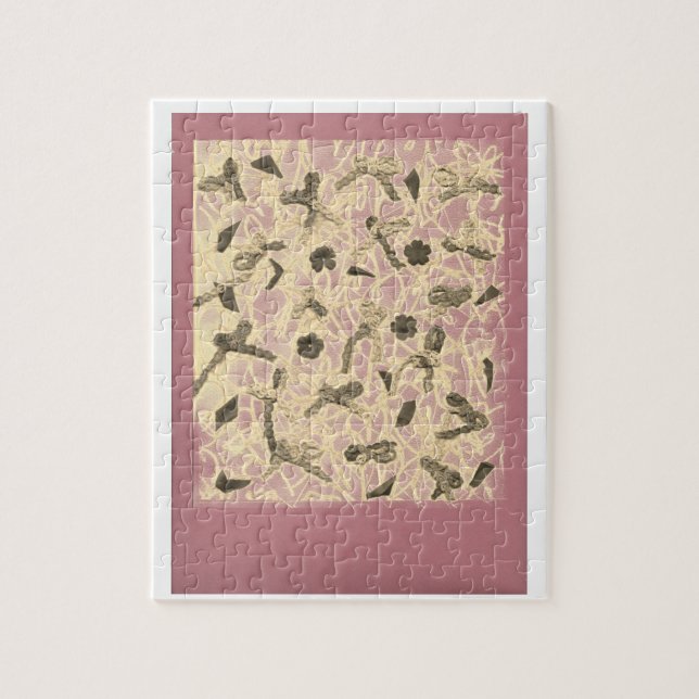 Embellished Floating Bows Jigsaw Puzzle (Vertical)