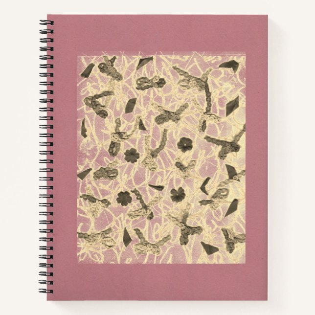 Embellished Floating Bows Notebook (Front)